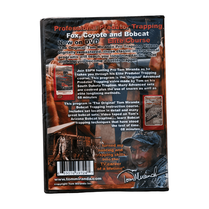 Professional Predator Trapping  Vol 3 -  Tom Miranda - DVD