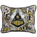 Purdue University Collegiate Embroidered Pillow