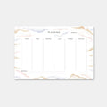 Quartier Libre Papier Free Quarter Planner Pad - Stardust, shown from the front.