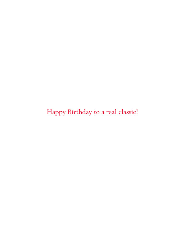 Real Classic Birthday Card