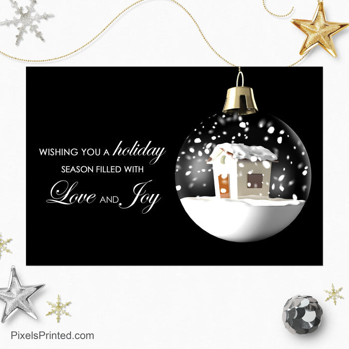 Realty One Group Christmas holiday postcards PixelsPrinted