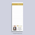 Realty ONE Group Things to Do realtor notepad with headshot and contact information