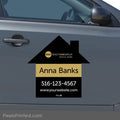 Realty ONE Group real estate house shaped car magnets PixelsPrinted