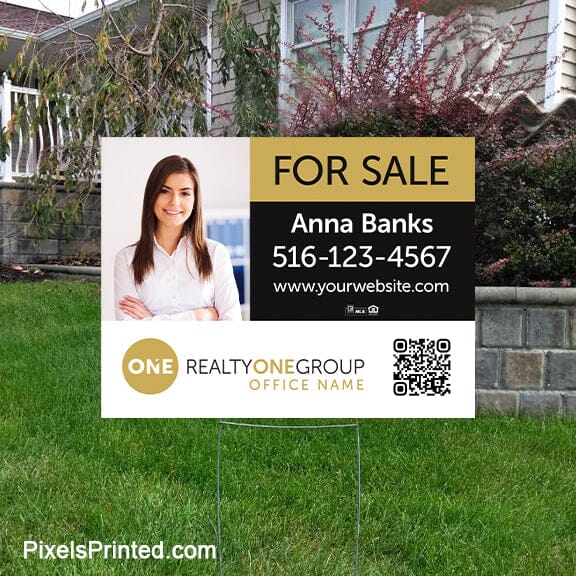 Realty ONE Group yard signs yard signs PixelsPrinted