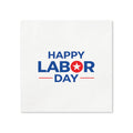 Red & Blue Labor Day Cocktail Napkins, 50-Pack, 3-ply, Labor Day Party Decor