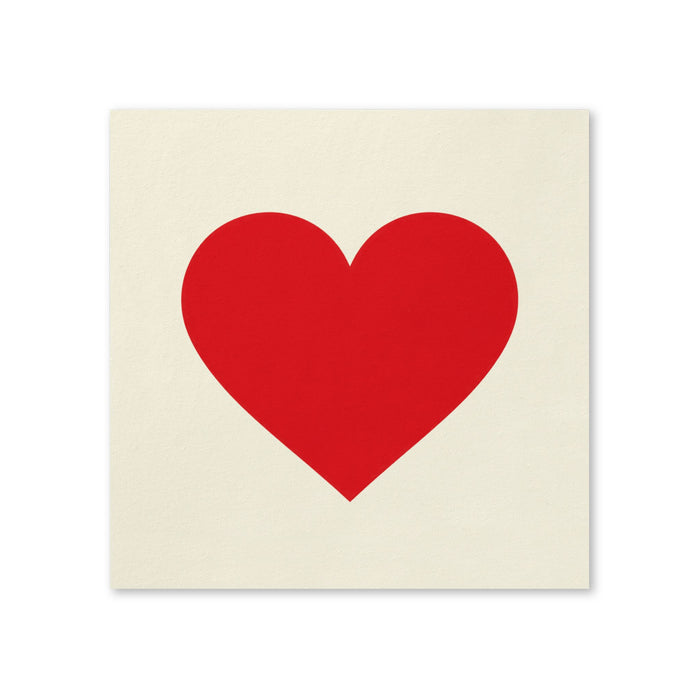 Red Heart Valentine’s Day Cocktail Napkins, 50-Pack, 3-ply, Valentine’s Day Party Decor