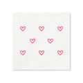 Red Hearts Valentine’s Day Cocktail Napkins, 50-Pack, 3-ply, Valentine’s Day Party Decor