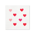 Red & Pink Hearts Cocktail Napkins, 50-Pack, 3-ply, Valentine’s Day Party Decor