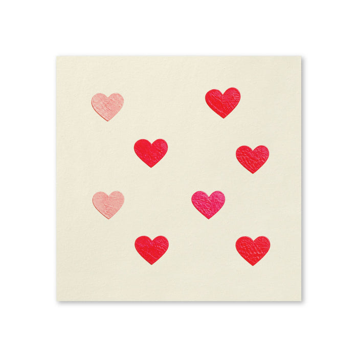 Red & Pink Hearts Cocktail Napkins, 50-Pack, 3-ply, Valentine’s Day Party Decor
