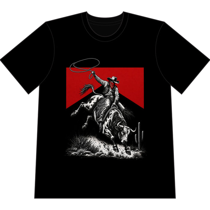 Redline Rodeo Tee Heavyweight Vintage Western Graphic T-Shirt