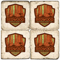 Redwood Patch Coasters
