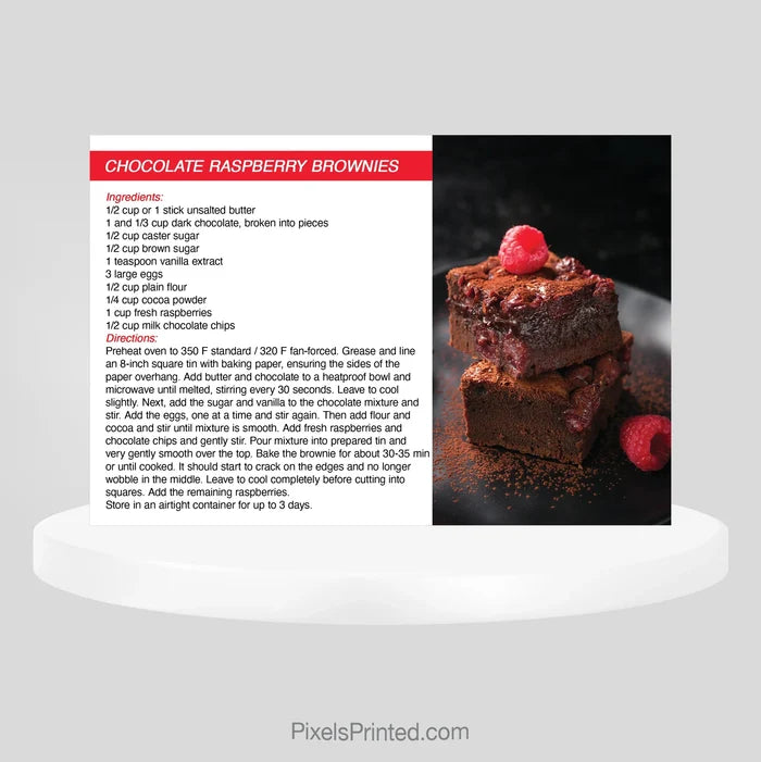 REMAX real estate recipe postcards PixelsPrinted