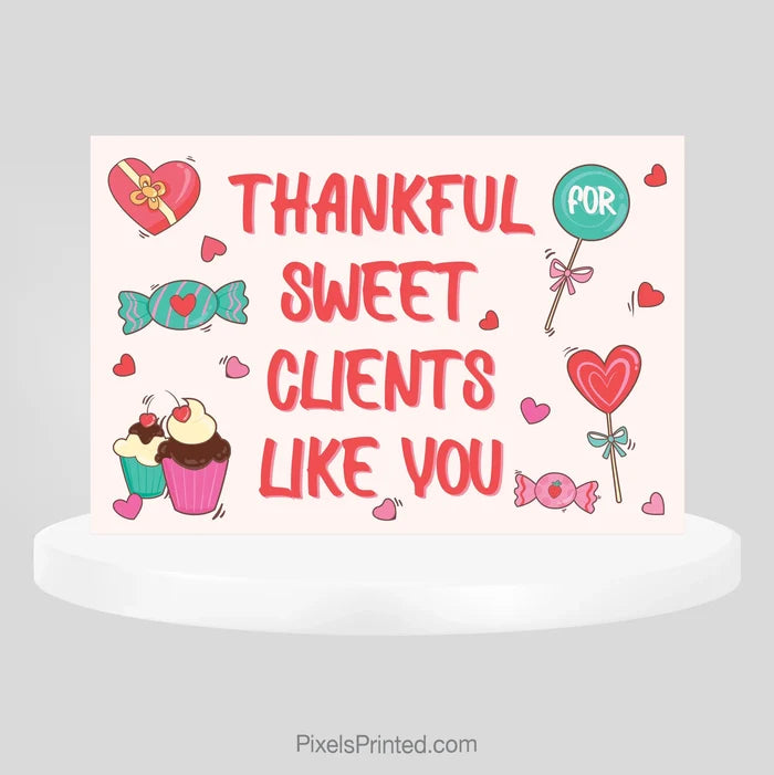 REMAX real estate Valentine’s Day postcard PixelsPrinted