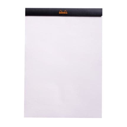 Rhodia No. 18  Head Stapled Pad (A4, Plain) - The Journal Shop