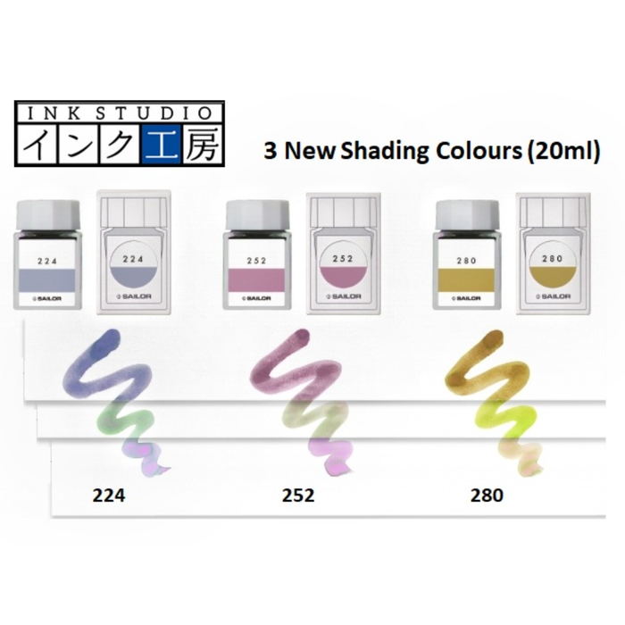 Sailor Ink Studio Bottled Fountain Pen Ink 20ml, shown in full.