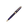 Sailor Shikiori Long Night Fountain Pen Fine nib in navy with gold accents.
