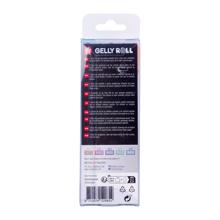 Sakura Gelly Silver Shadow Set 5 - The Journal Shop