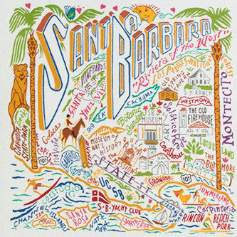 Santa Barbara Dish Towel
