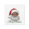 Santa Merry Christmas Cocktail Napkins, 50-Pack, 3-ply, Holiday Party Napkins