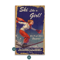 Ski Like a Girl Custom Sign