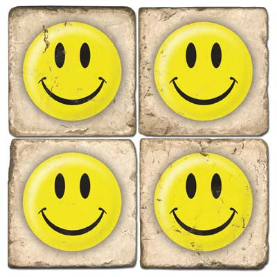 Smiley Face Drink Coasters