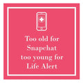 Snapchat Cocktail Napkins