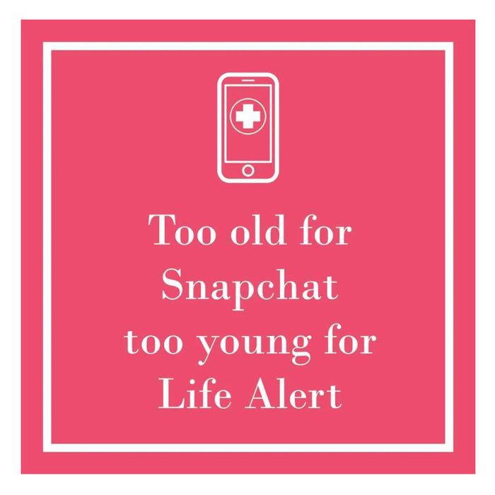 Snapchat Cocktail Napkins