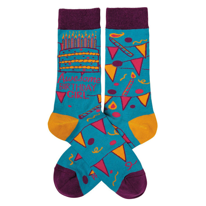 Socks - Awesome Birthday Girl