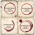 Sonoma Wine Country Drink Coasters