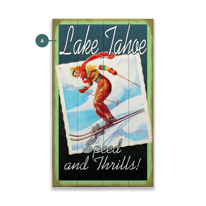 Speed and Thrills Custom Sign