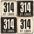St. Louis Area Code 314 Drink Coasters