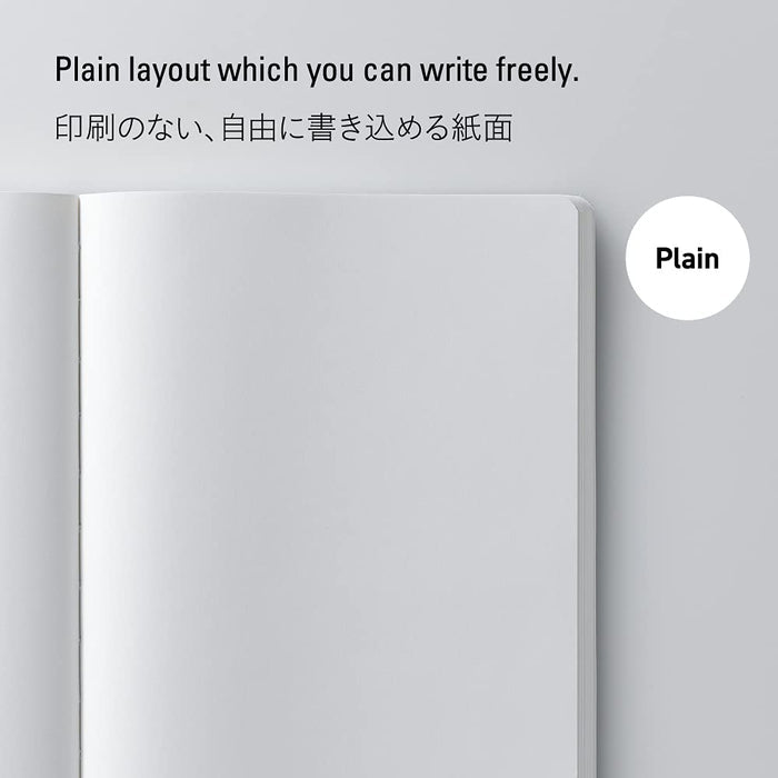 Open Stalogy notebook displaying smooth, blank pages for freeform writing.