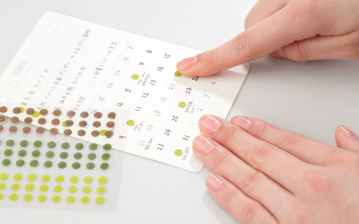 Stalogy Masking Dots - Circular Masking Tape Patches (20mm) - The Journal Shop