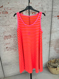 Striped Dress ORANGE