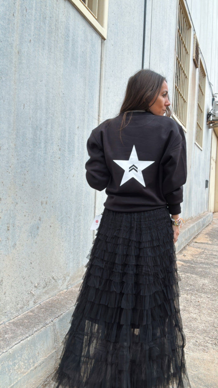 Sudadera "A star is born" BLACK