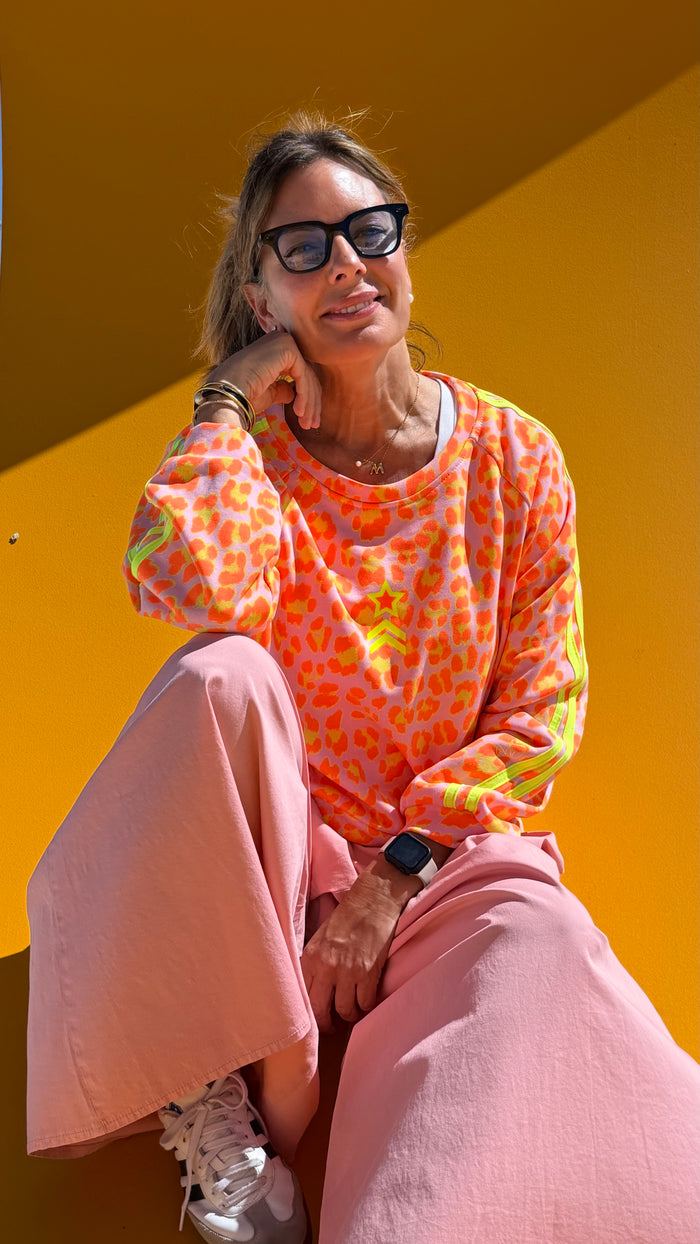 Sudadera "Brunch" neon yellow