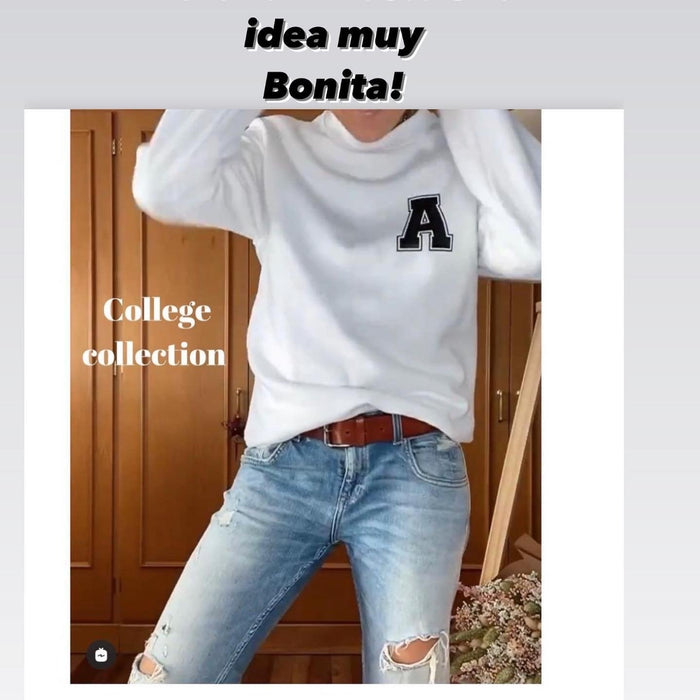 Sudadera "College Minimal" W