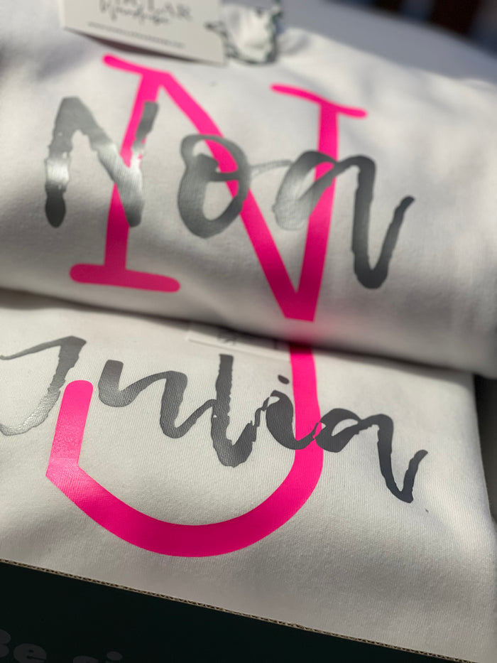 Sudadera "Fluor Pink"