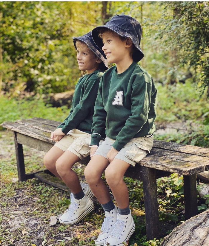 Sudadera "Green College minimal" W