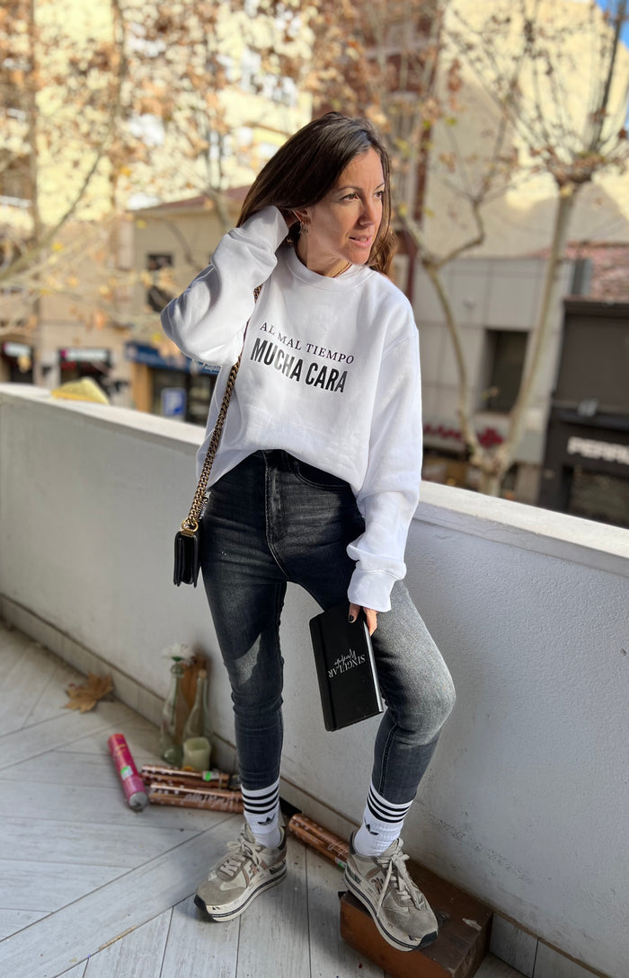 Sudadera "Mucha cara”