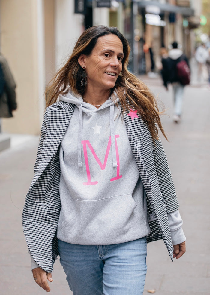 Sudadera "Star Girl" Gris