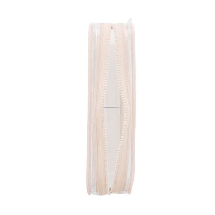 Top view of Sunstar Skelt multi-purpose pen pouch in pink showing zip closure.
