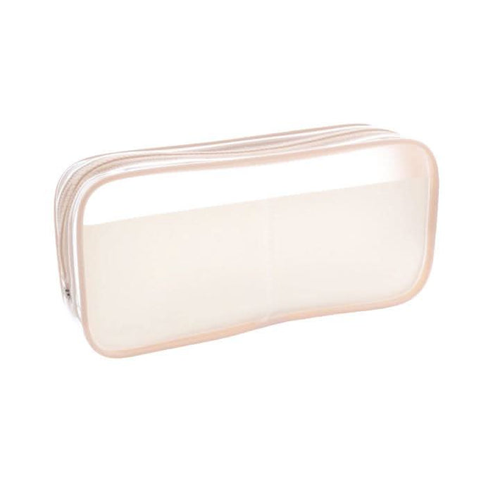 Sunstar Skelt multi-purpose pen pouch in pink shown from the front.