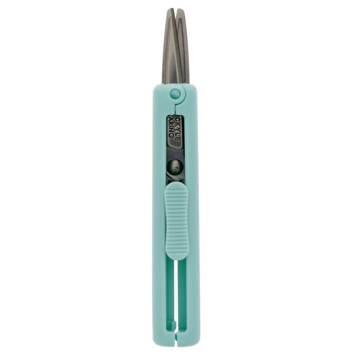 Sun-Star Slarino Stickyle Retractable Scissors, shown from the front.