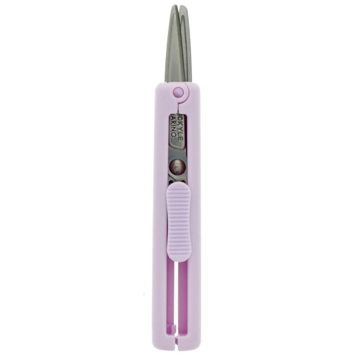 Sun-Star Slarino Stickyle Retractable Scissors, shown from another angle.