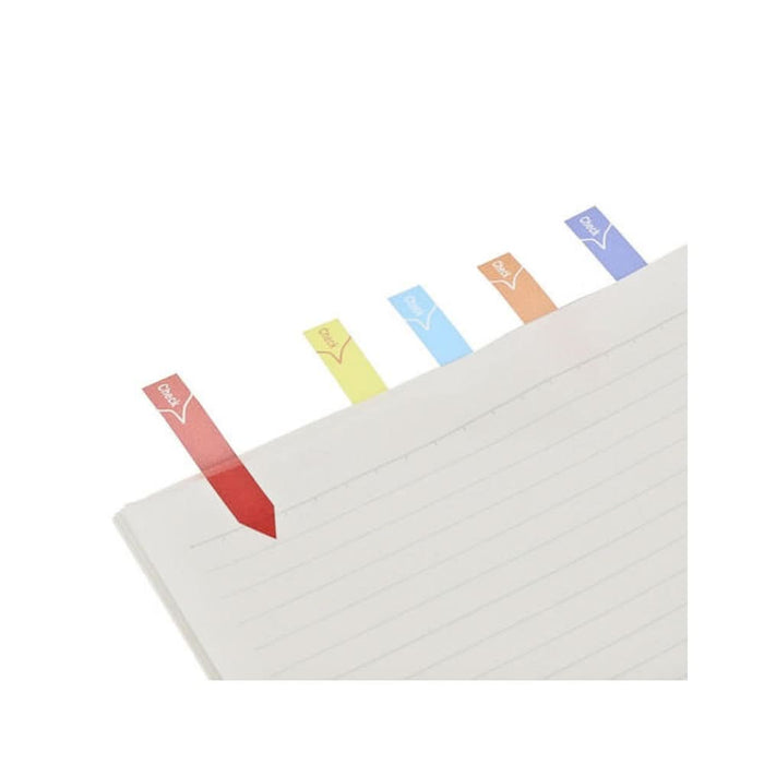 Sun-Star Slim Sticky Memo Piri-it Check, shown from another angle.