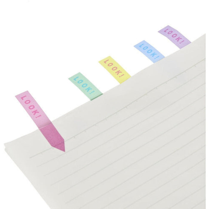 Sun-Star Slim Sticky Memo Piri-it Look, detail view of the design.