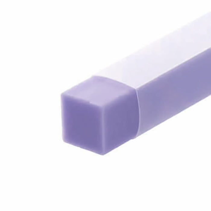 Sun-Star Square Long Eraser, detail view of the design.