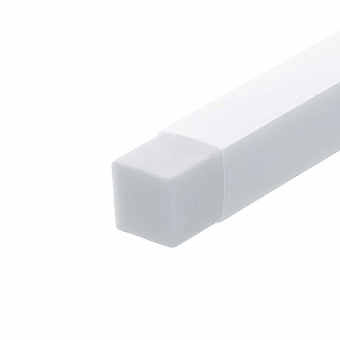 Sun-Star Square Long Eraser, close-up view.