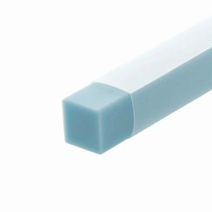 Sun-Star Square Long Eraser, front view.